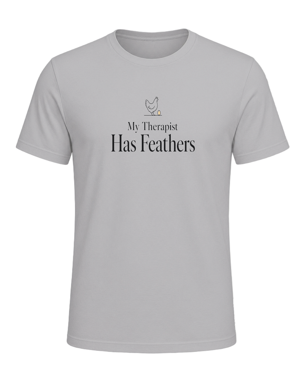 My Therapist Has Feathers — Athletic Heather
