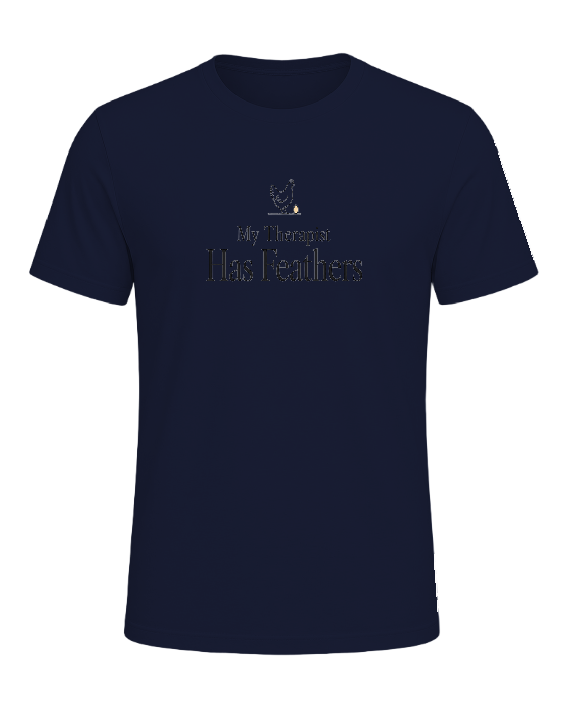 My Therapist Has Feathers — Navy