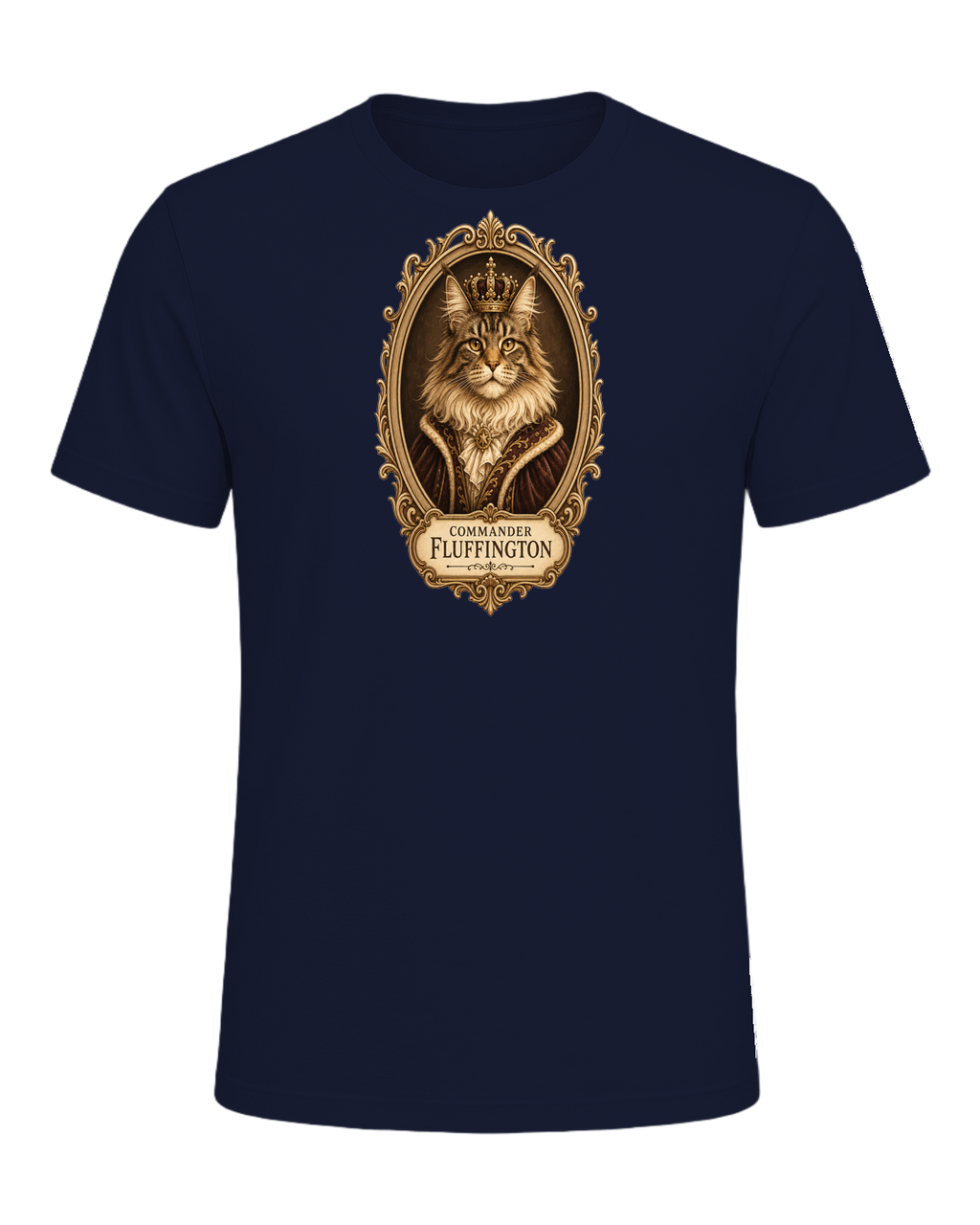 Maine Coon Royalty — Navy