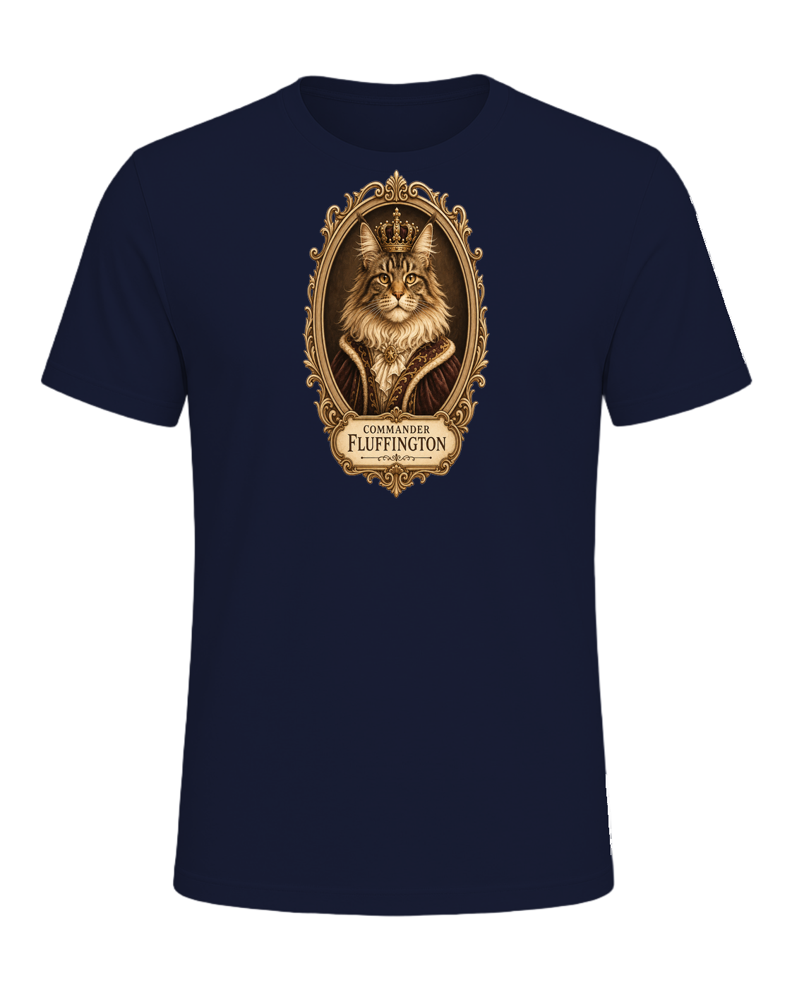 Maine Coon Royalty — Navy