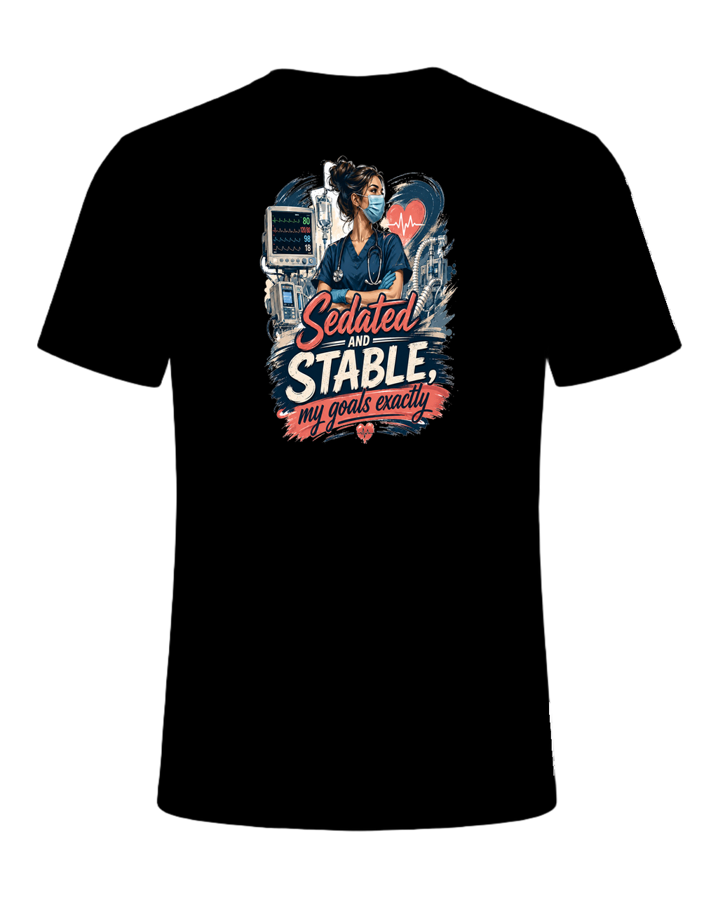 Sedated and stable, my goals exactly — Black