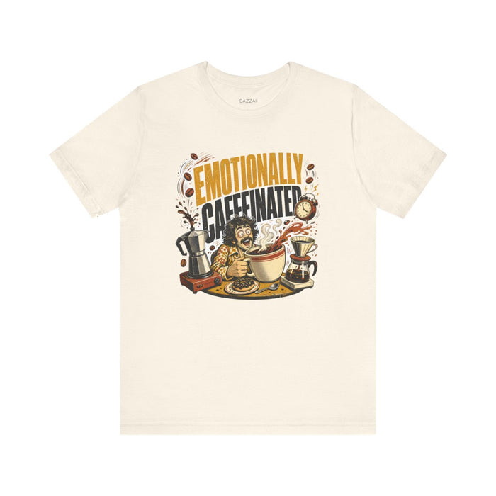 Coffee Humor T-Shirt — Emotionally Caffeinated