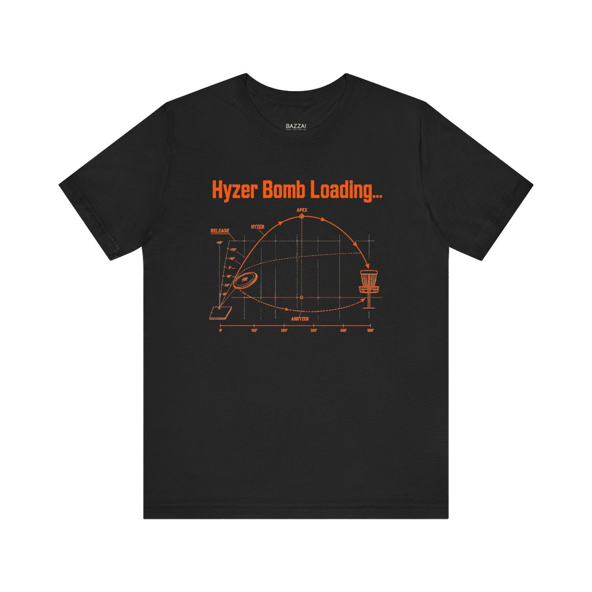 Disc Golf T-Shirt — A Bag Full of Plastic — golf t-shirt design