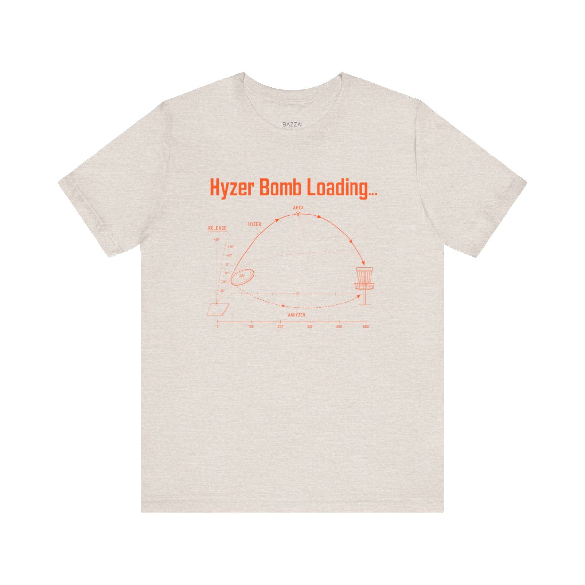 Disc Golf T-Shirt — A Bag Full of Plastic — golf t-shirt design