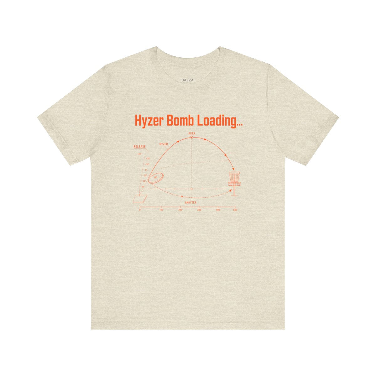 Disc Golf T-Shirt — A Bag Full of Plastic — golf t-shirt design