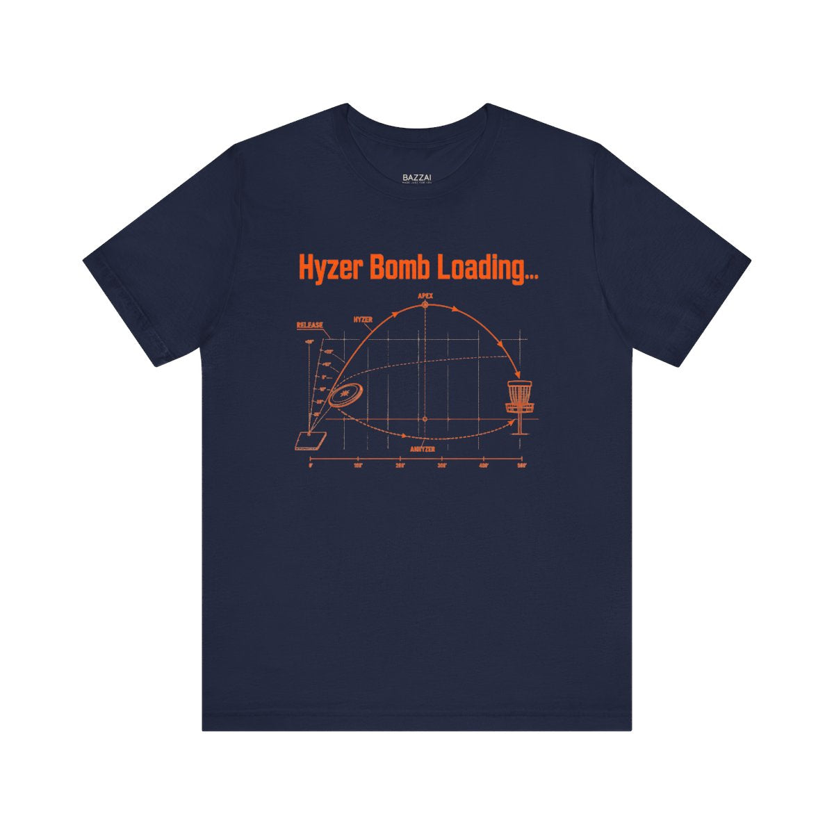 Disc Golf T-Shirt — A Bag Full of Plastic — golf t-shirt design