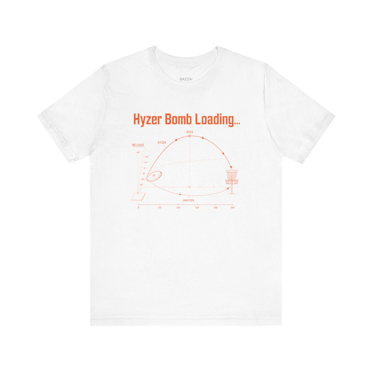 Disc Golf T-Shirt — A Bag Full of Plastic — golf t-shirt design