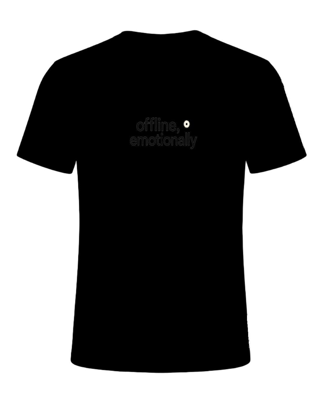 offline, emotionally — Black