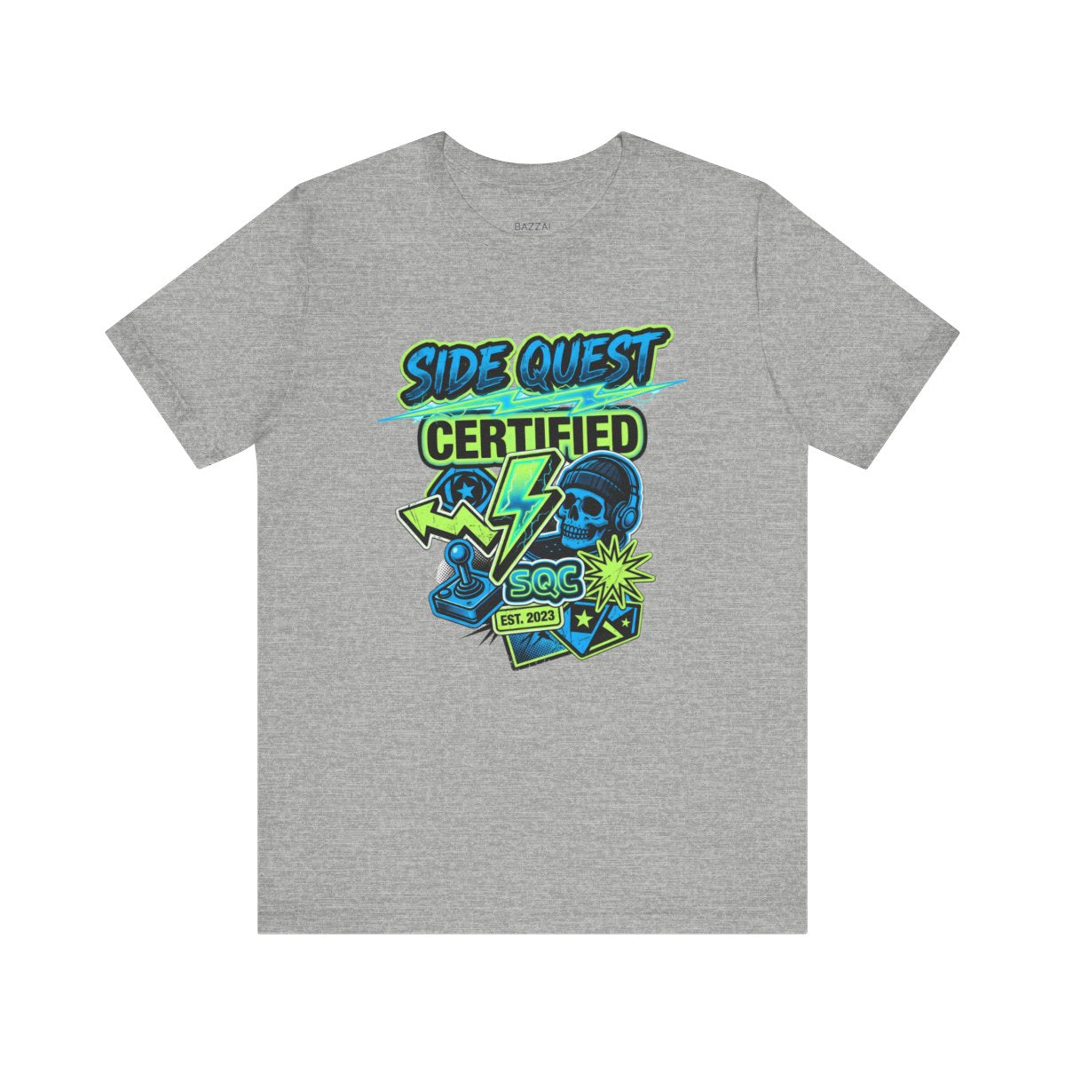 Gaming Humor T-Shirt — Side Quest Certified — t-shirt design