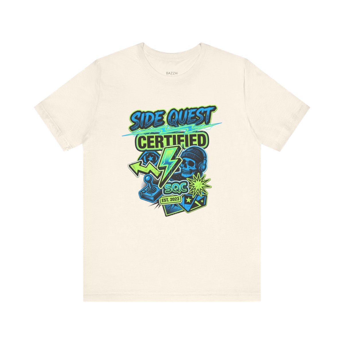 Gaming Humor T-Shirt — Side Quest Certified — t-shirt design