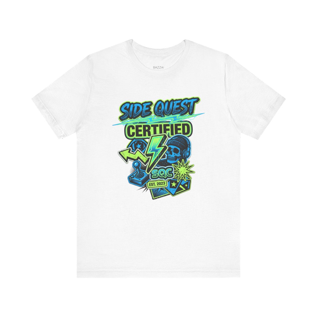 Gaming Humor T-Shirt — Side Quest Certified — t-shirt design