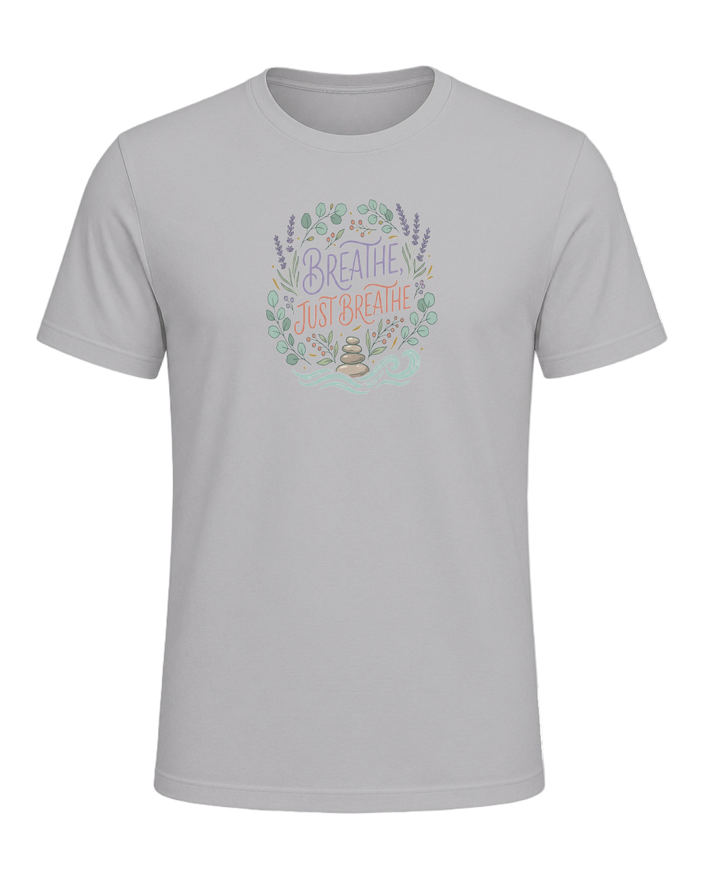 BREATHE, JUST BREATHE — Athletic Heather