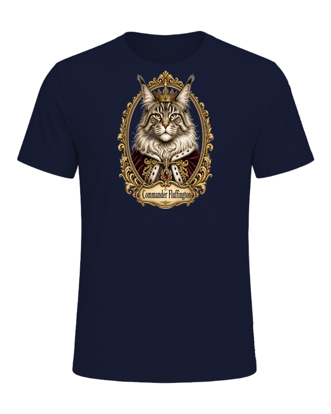 Maine Coon Royalty — Navy