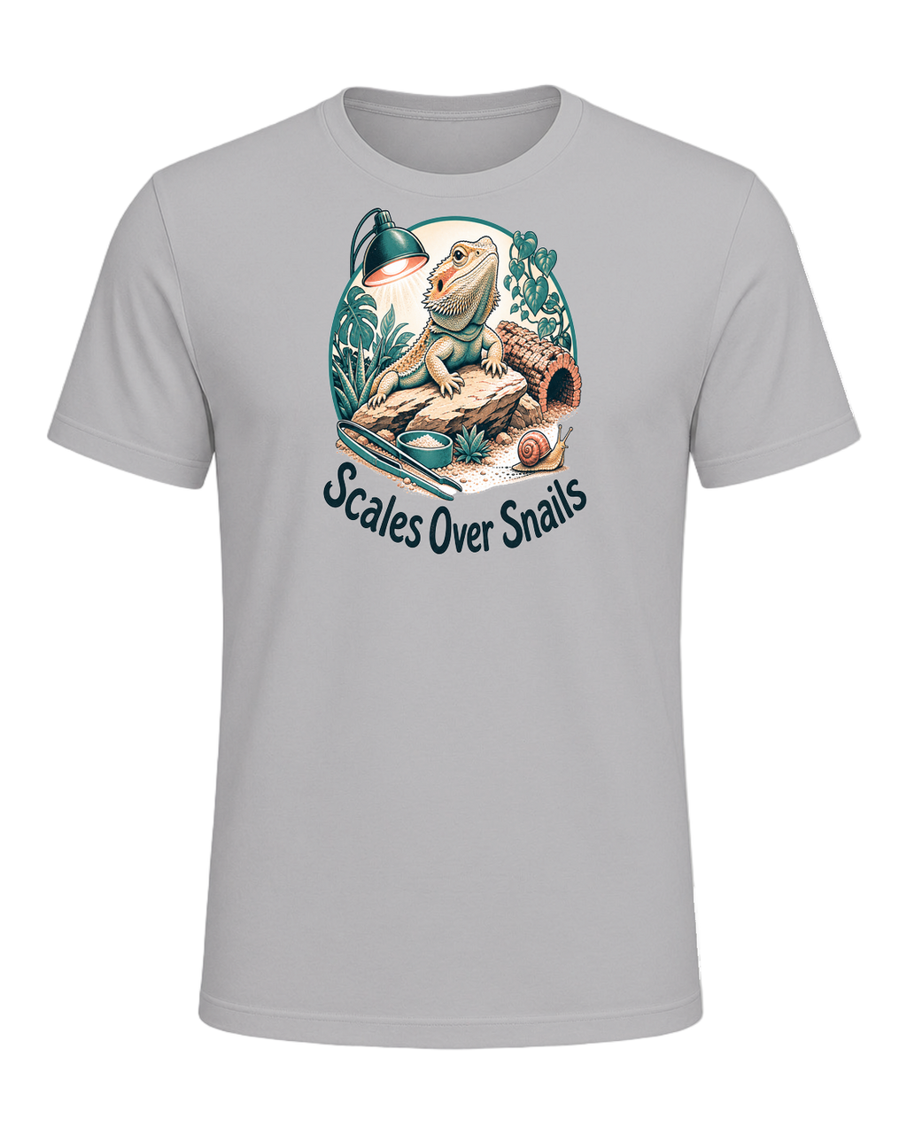 Scales Over Snails — Athletic Heather