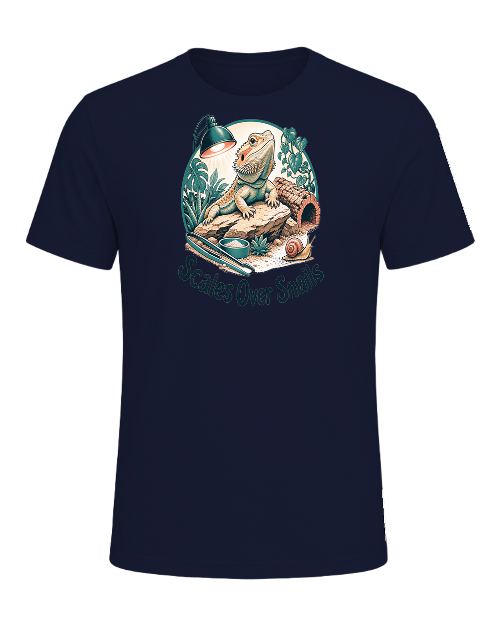 Scales Over Snails — Navy