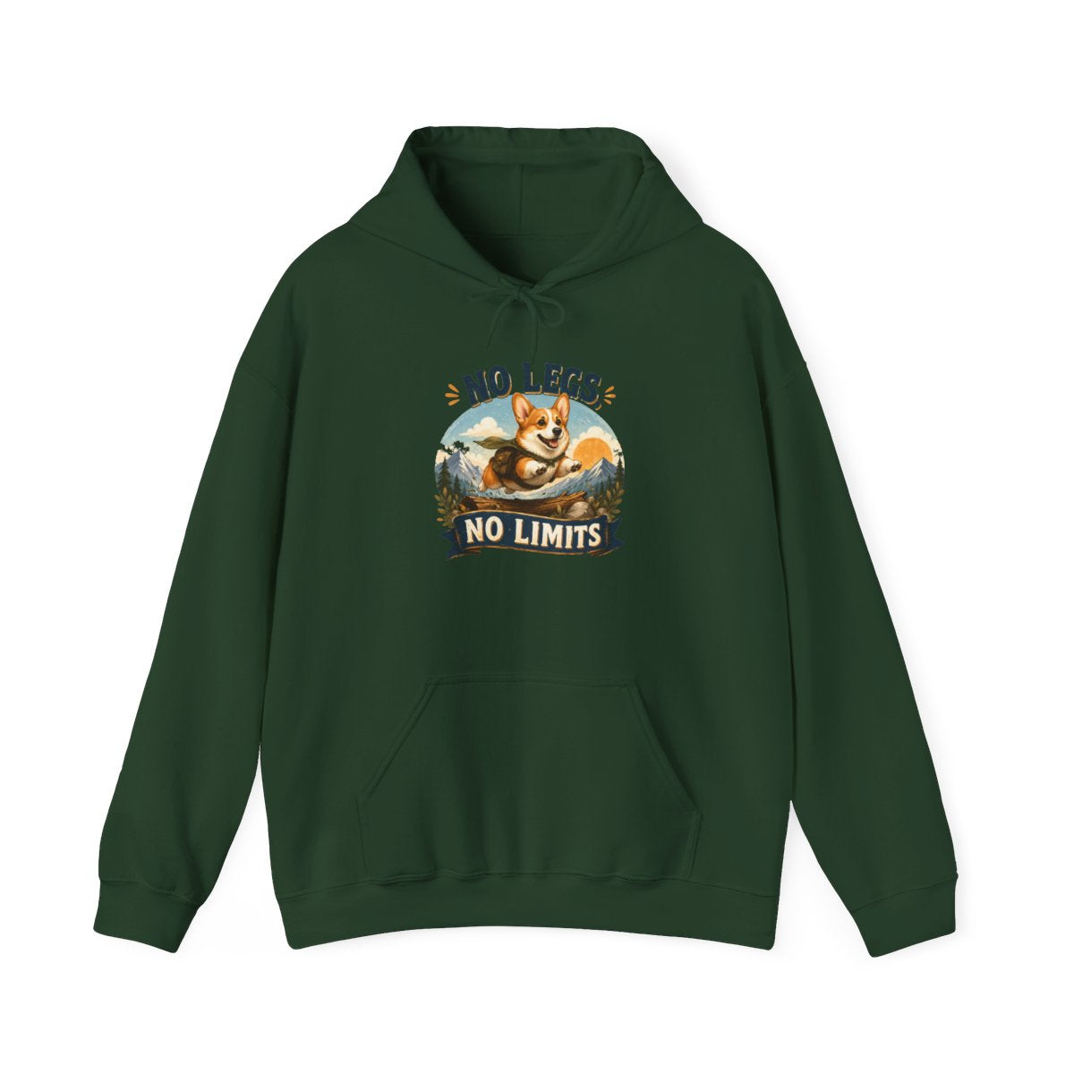 Dachshund Owner Hoodie — No Legs, No Limits — corgi club hoodie design
