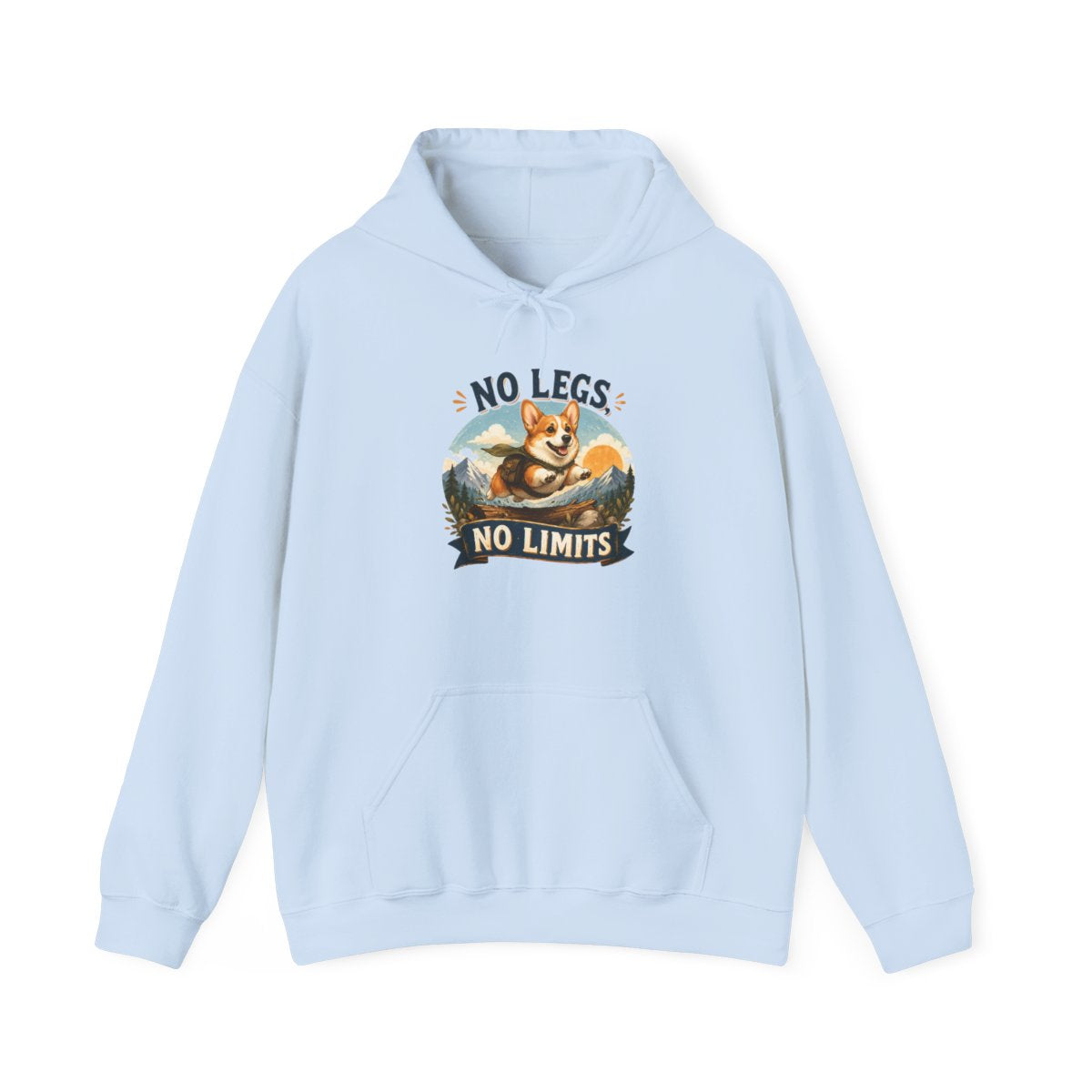 Dachshund Owner Hoodie — No Legs, No Limits — corgi club hoodie design