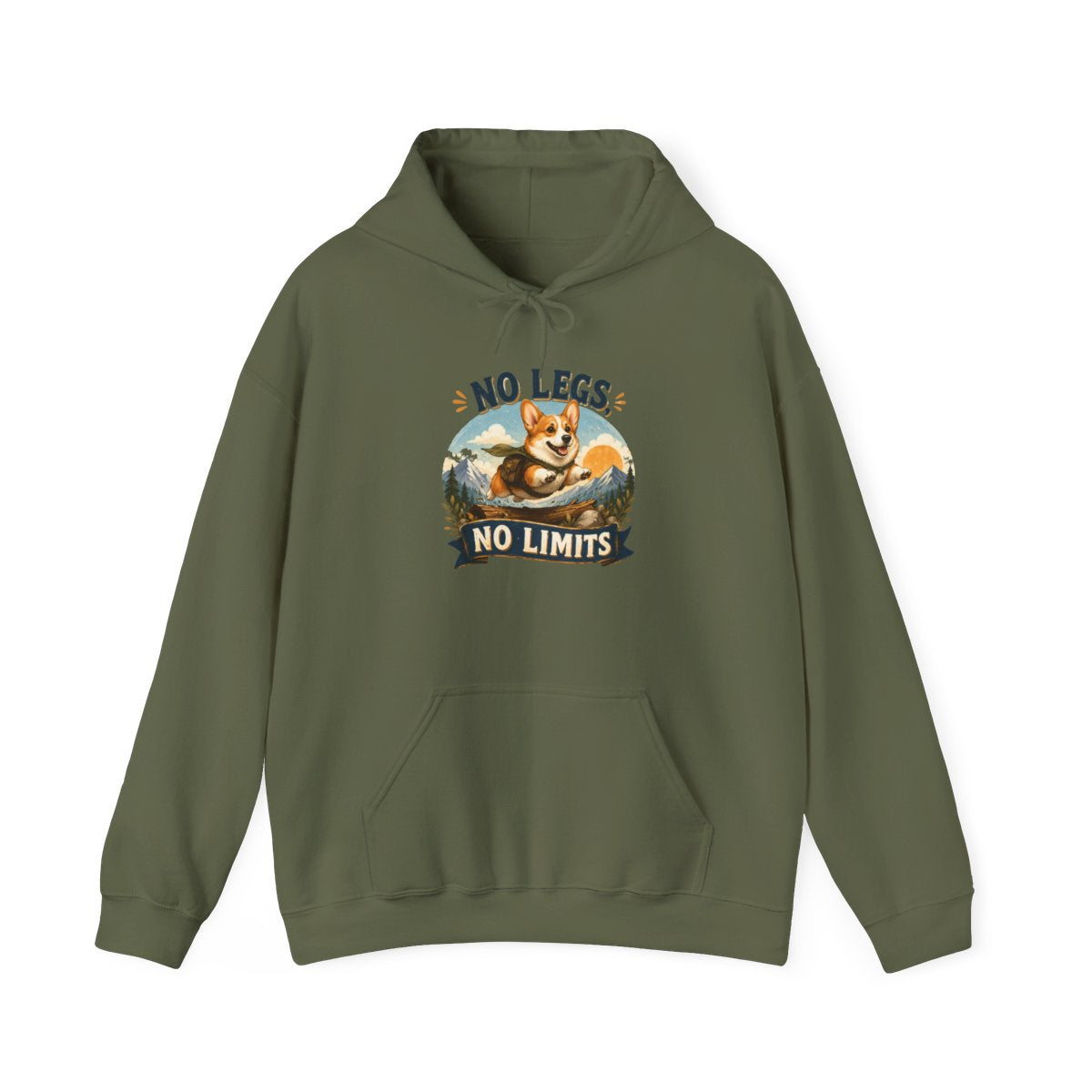 Dachshund Owner Hoodie — No Legs, No Limits — corgi club hoodie design