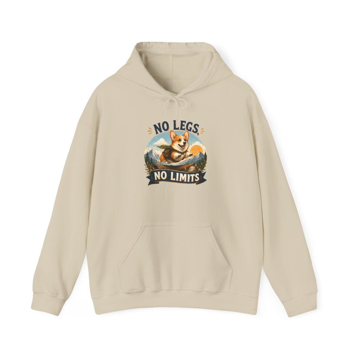 Dachshund Owner Hoodie — No Legs, No Limits — corgi club hoodie design