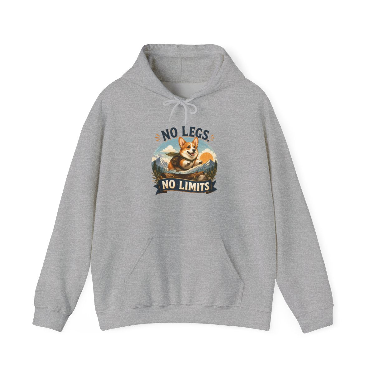 Dachshund Owner Hoodie — No Legs, No Limits — corgi club hoodie design