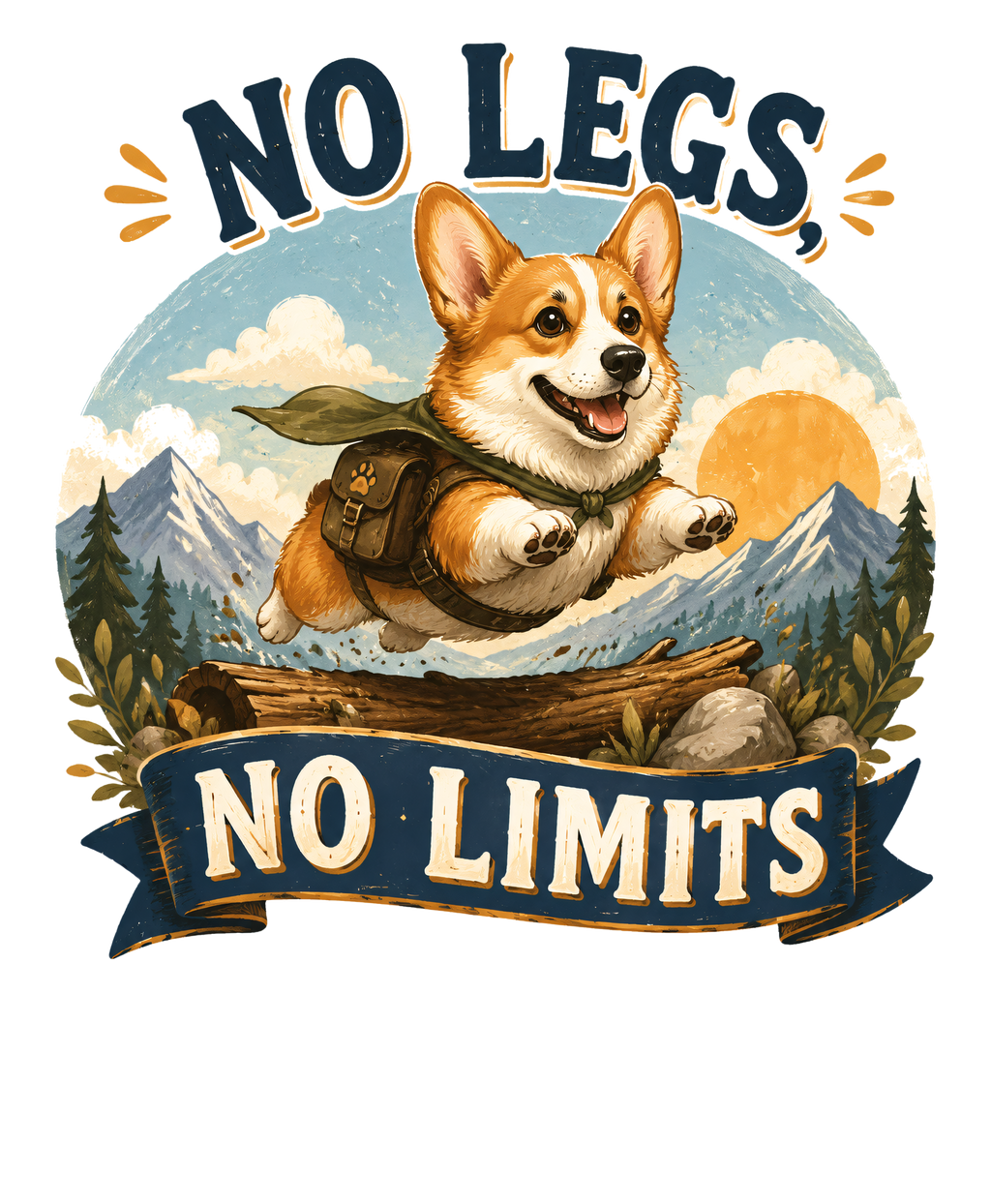 NO LEGS, NO LIMITS Sticker