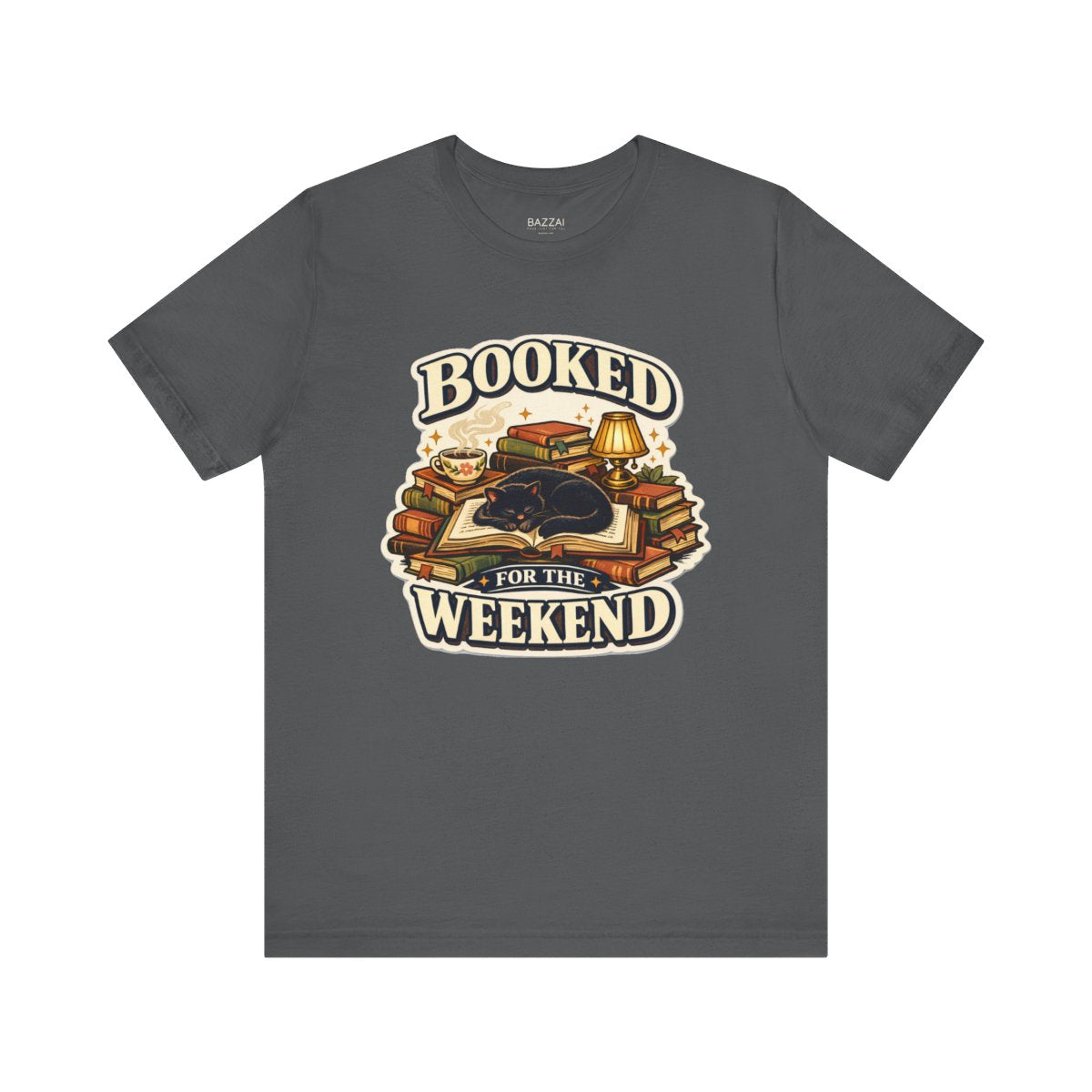 Reader Gift T-Shirt — Booked for the Weekend — books t-shirt design by Margaux