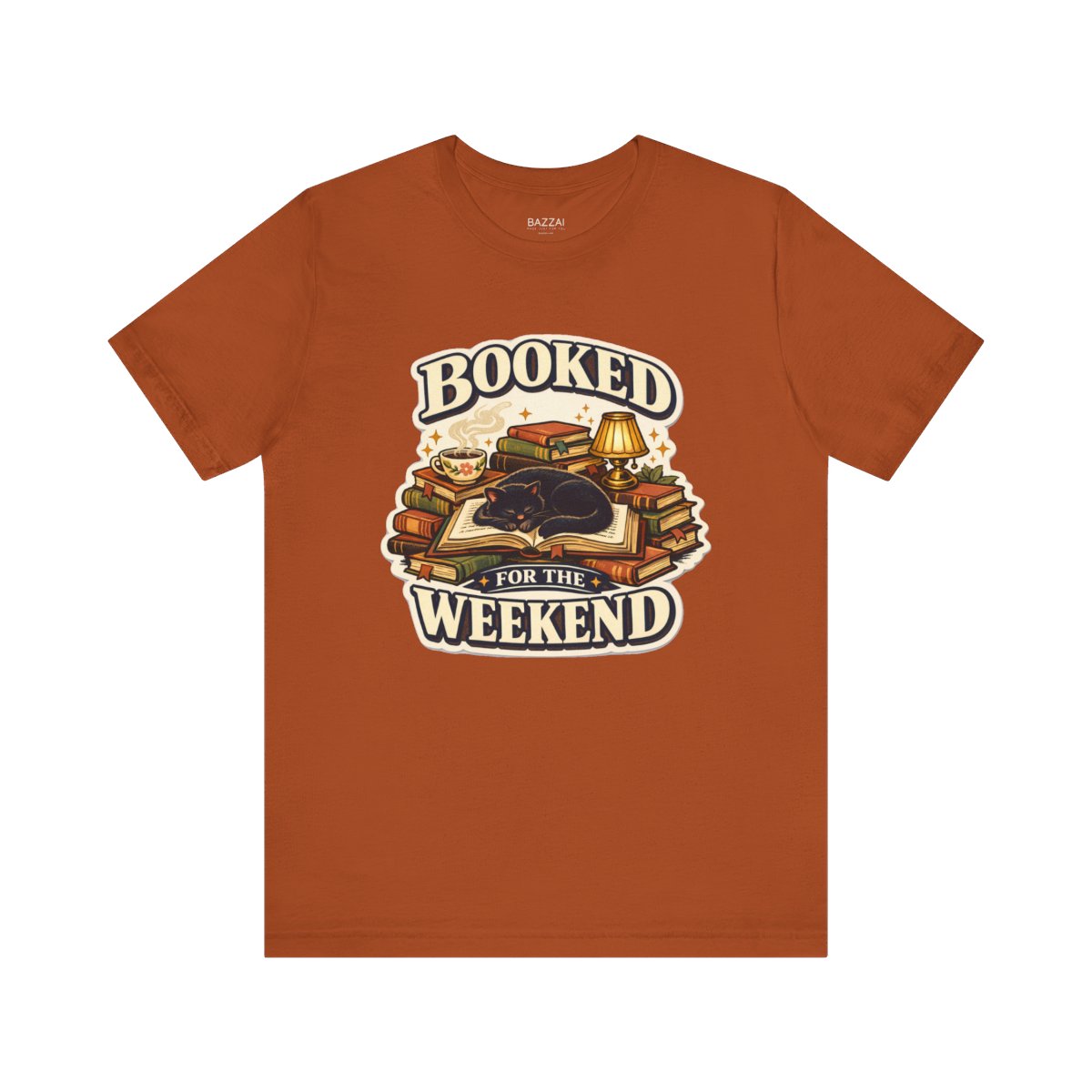 Reader Gift T-Shirt — Booked for the Weekend — books t-shirt design by Margaux