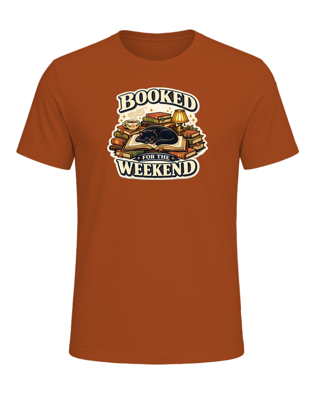 Booked For The Weekend Tee — Autumn