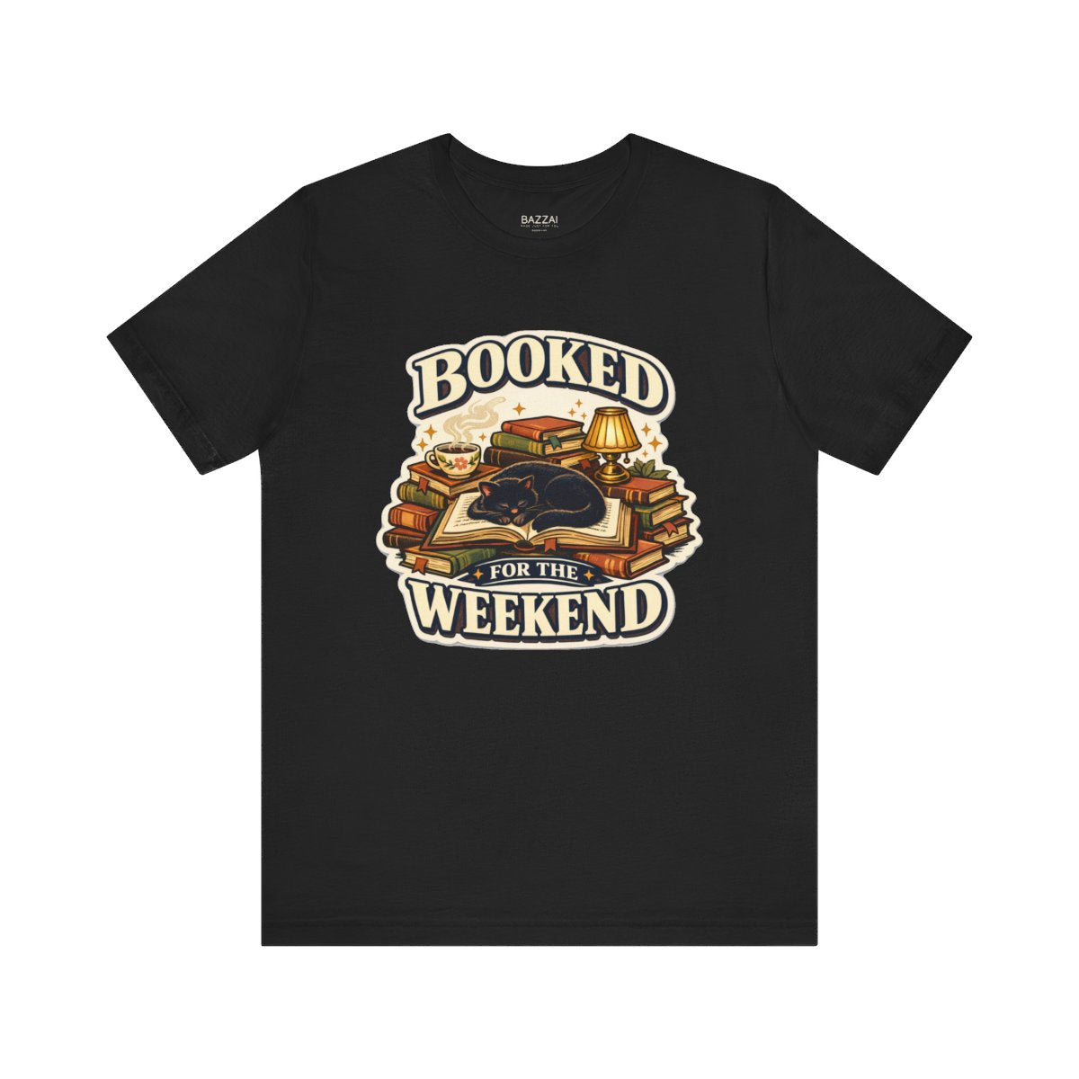 Reader Gift T-Shirt — Booked for the Weekend — books t-shirt design by Margaux
