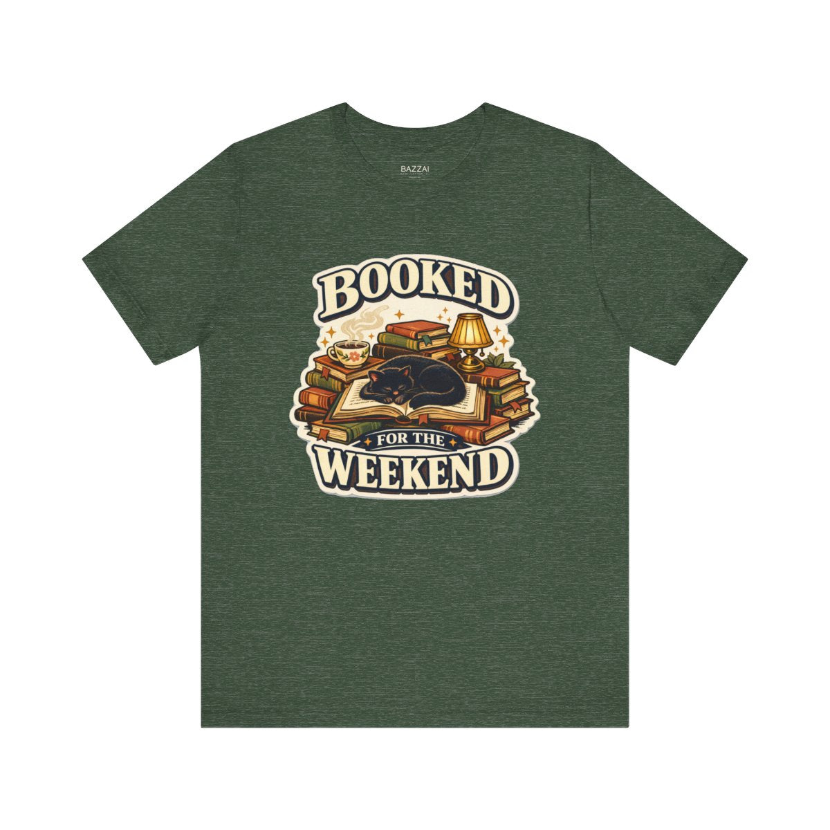 Reader Gift T-Shirt — Booked for the Weekend — books t-shirt design by Margaux