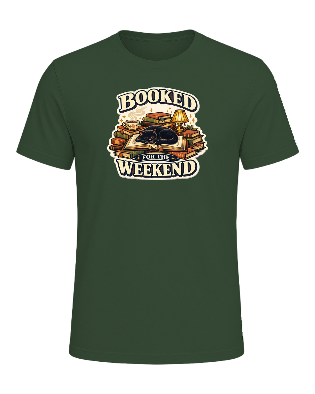 Booked For The Weekend Tee — Heather Forest