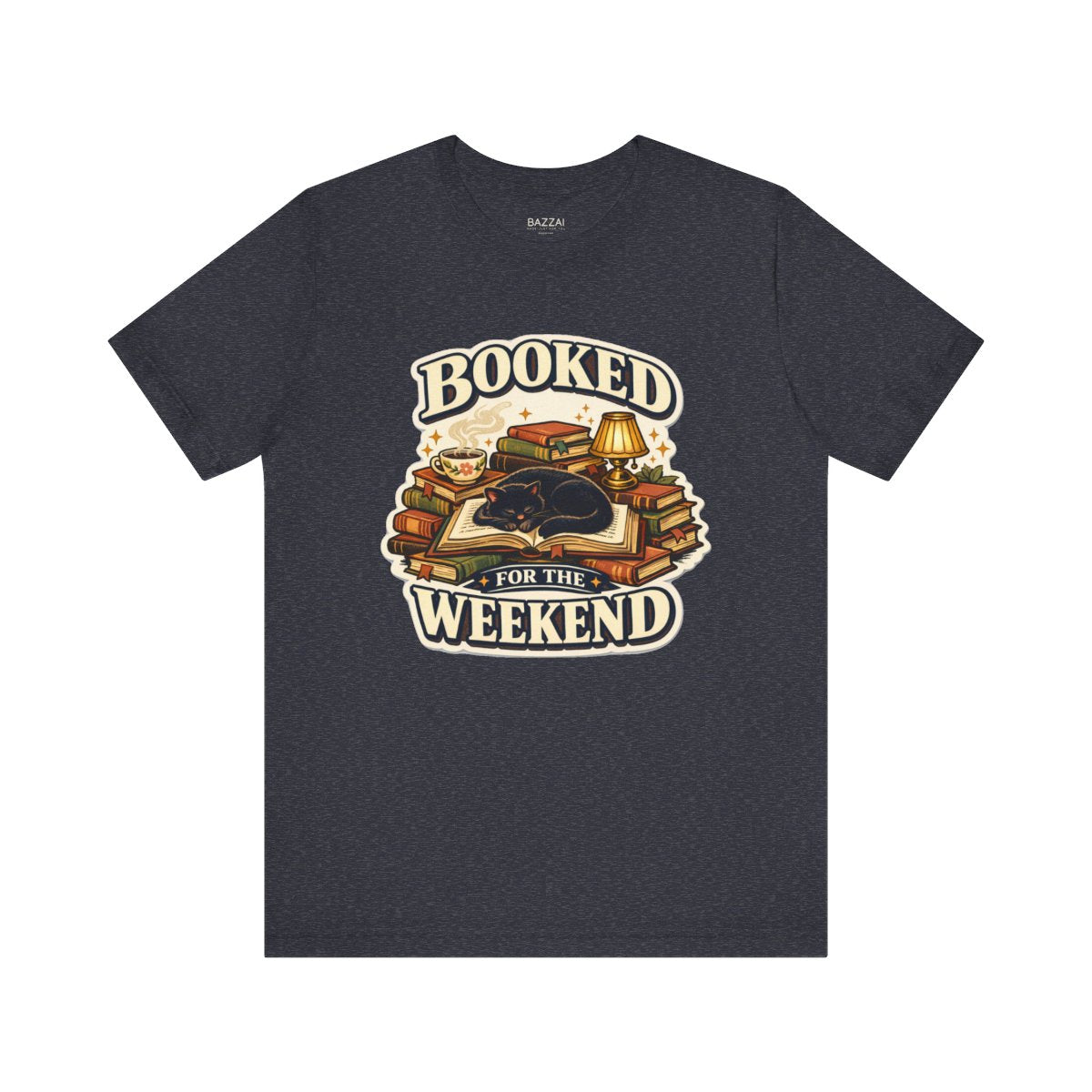 Reader Gift T-Shirt — Booked for the Weekend — books t-shirt design by Margaux