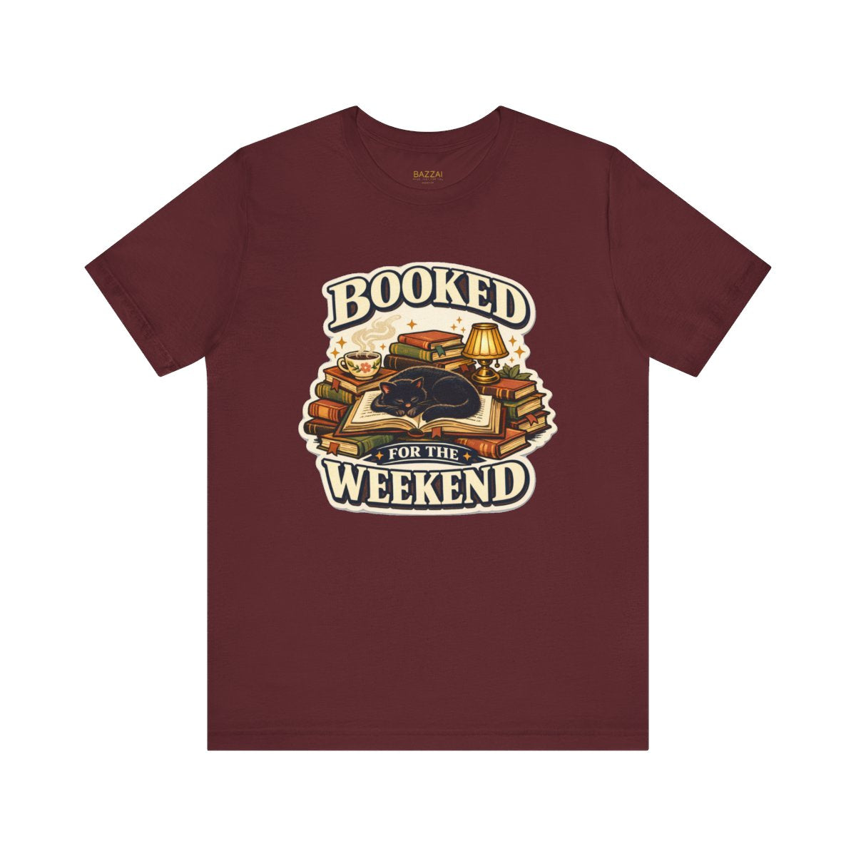 Reader Gift T-Shirt — Booked for the Weekend — books t-shirt design by Margaux