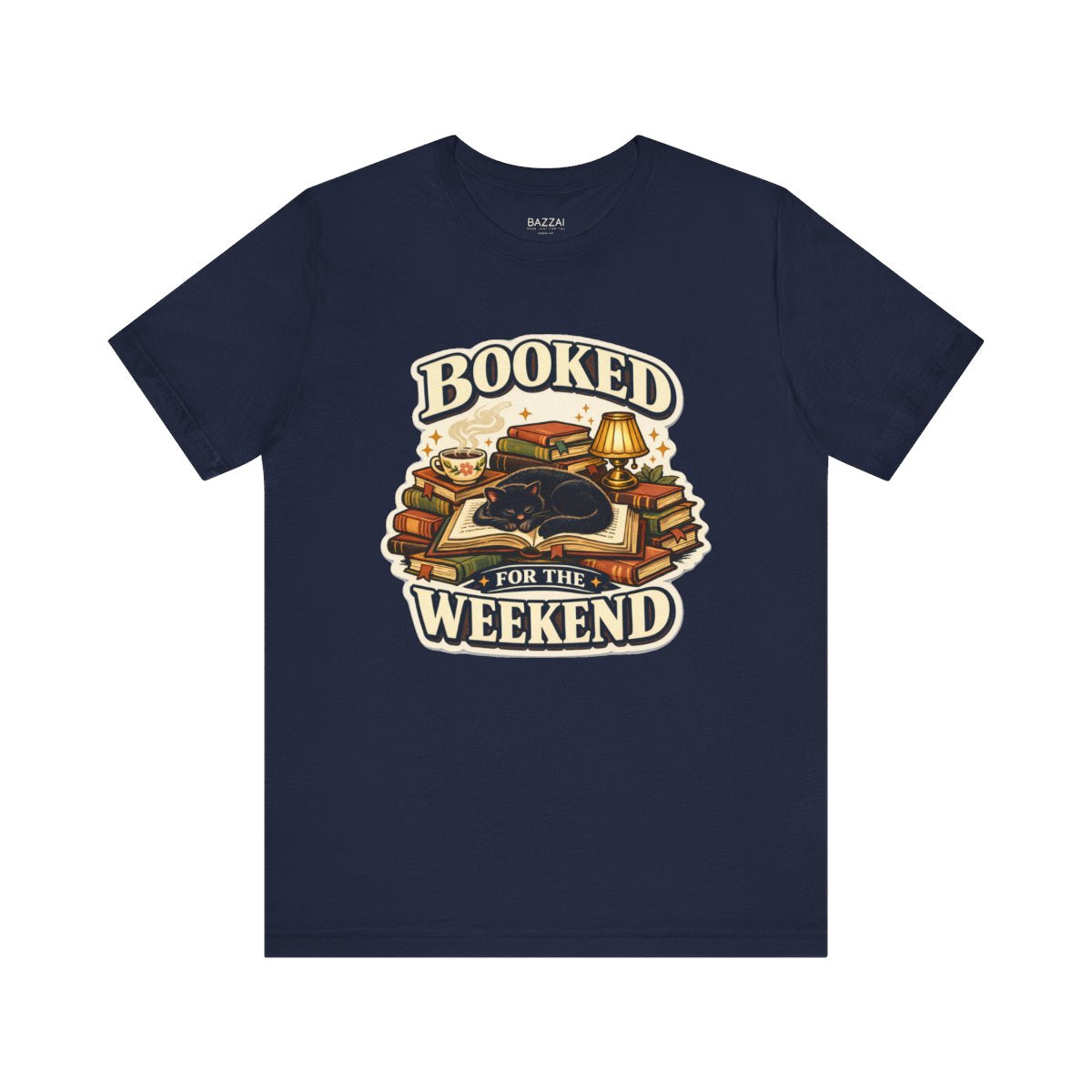 Reader Gift T-Shirt — Booked for the Weekend — books t-shirt design by Margaux