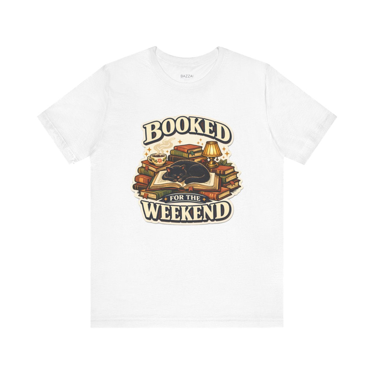 Reader Gift T-Shirt — Booked for the Weekend — books t-shirt design by Margaux