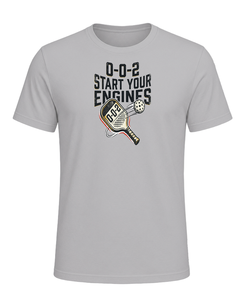 0-0-2 START YOUR ENGINES — Athletic Heather