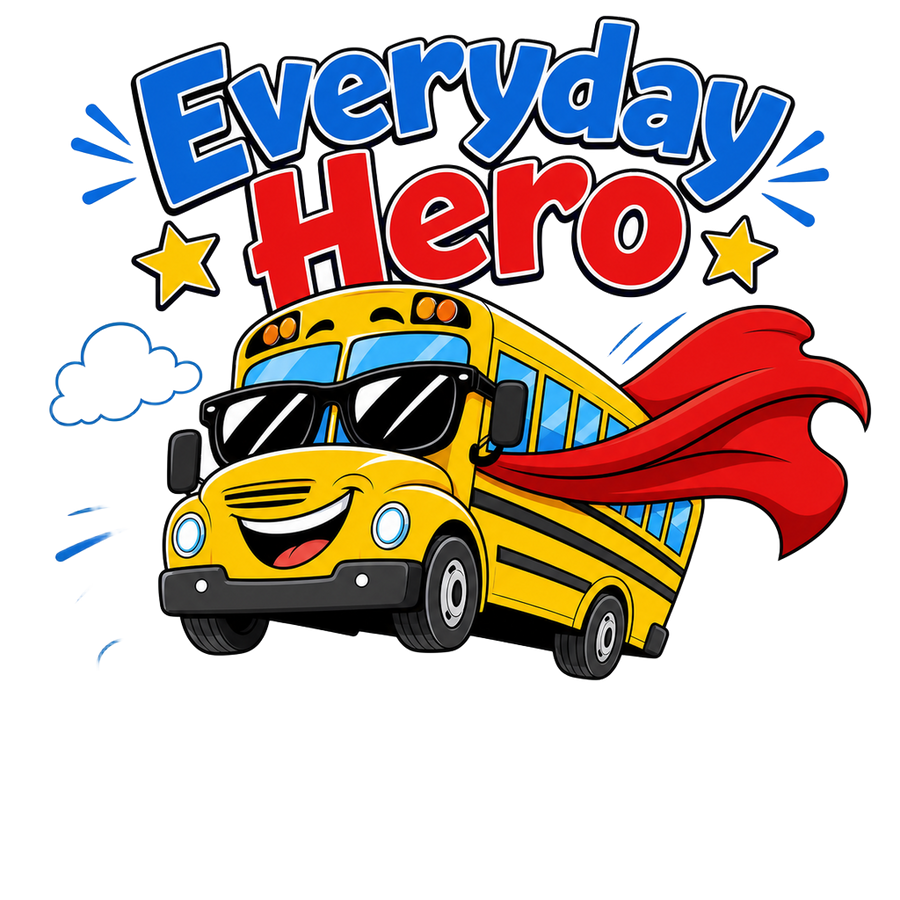 School Bus Driver T-Shirt — First and Last Face of the Day