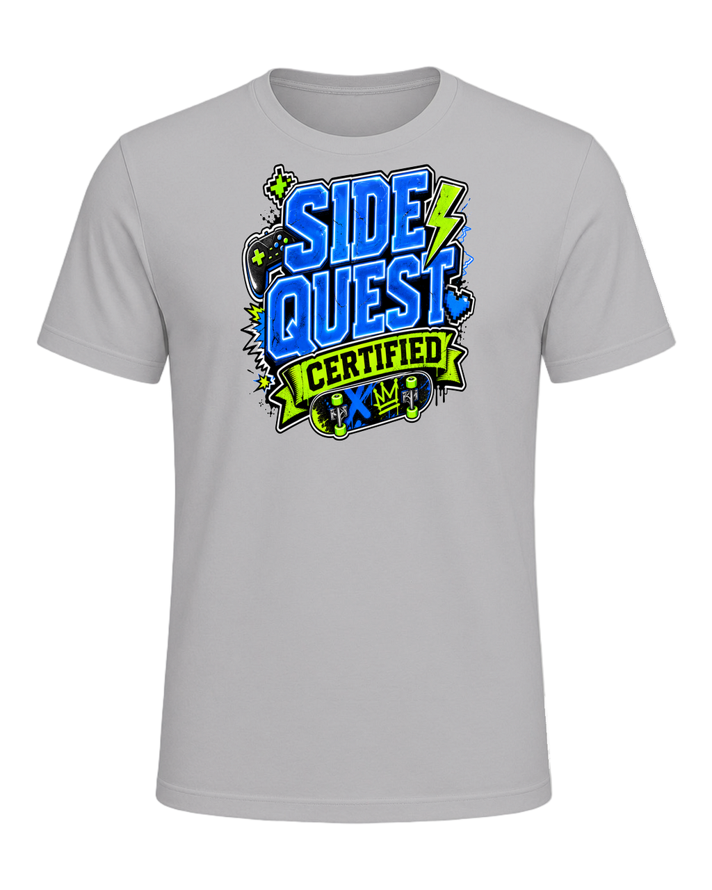 Side Quest Certified — Athletic Heather