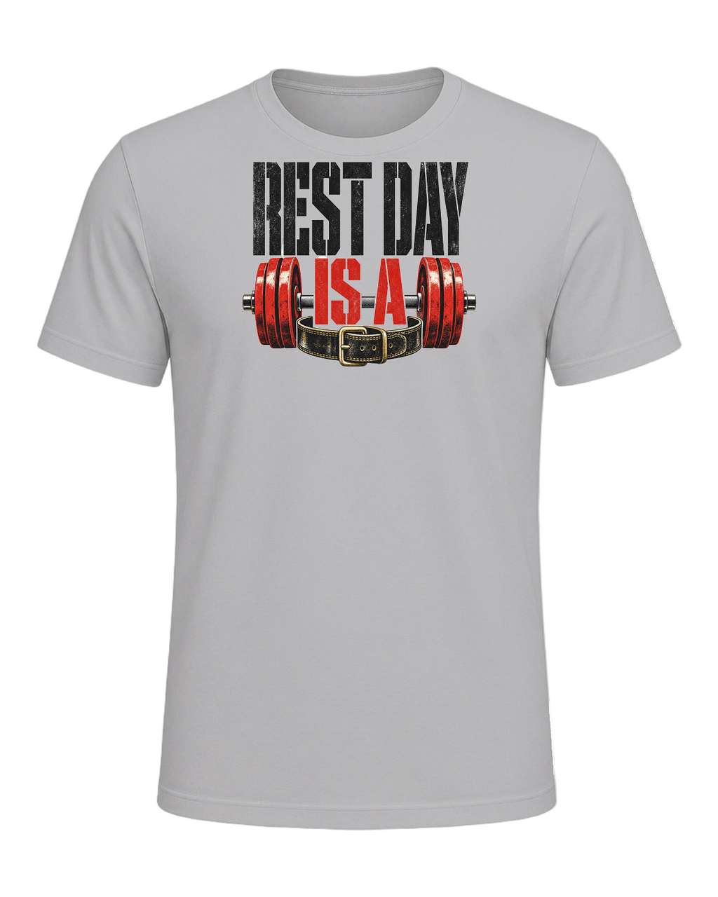 REST DAY IS A THEORY — Athletic Heather