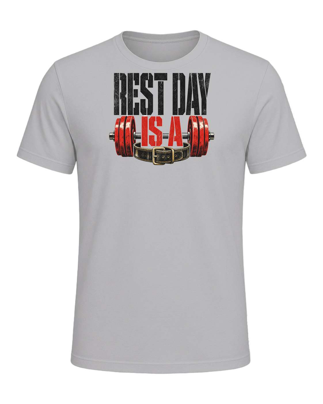 REST DAY IS A THEORY — Athletic Heather