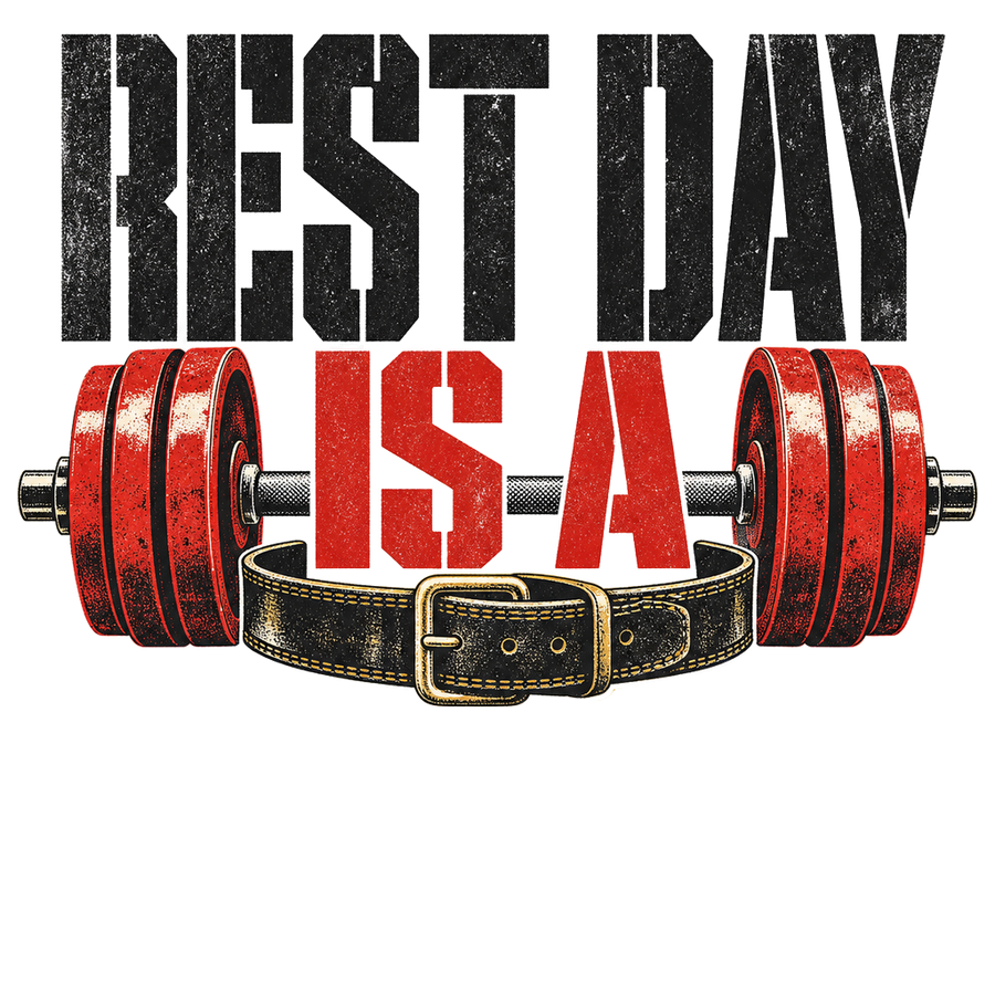 Gym Gift T-Shirt — Rest Day Is a Theory