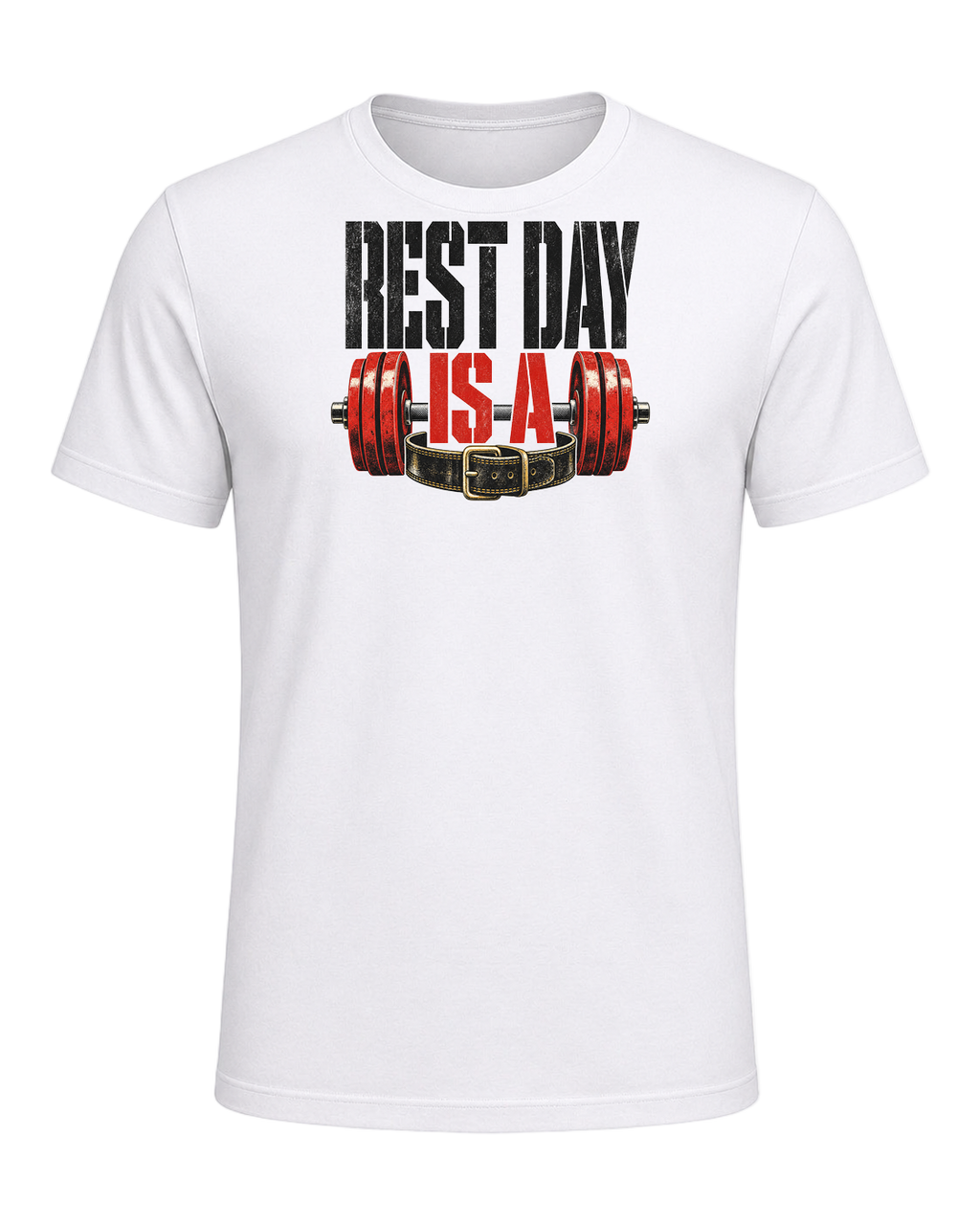 REST DAY IS A THEORY — White