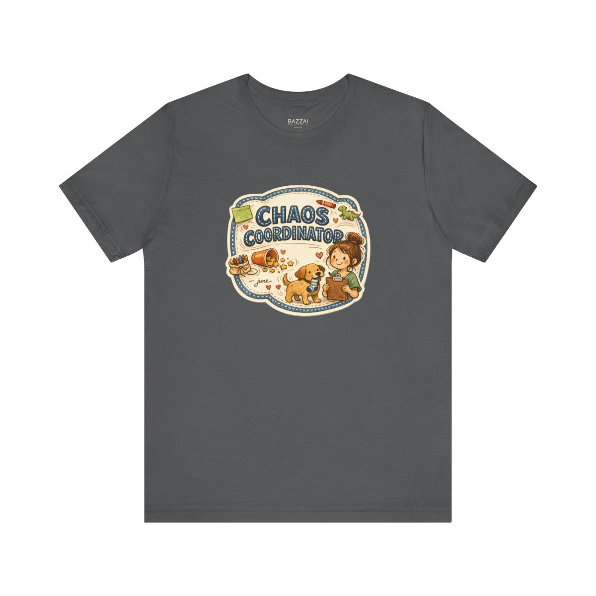 Funny Mom T-Shirt — Chaos Coordinator — mom chaos t-shirt design by June