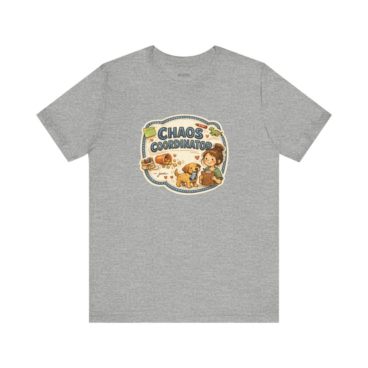 Funny Mom T-Shirt — Chaos Coordinator — mom chaos t-shirt design by June