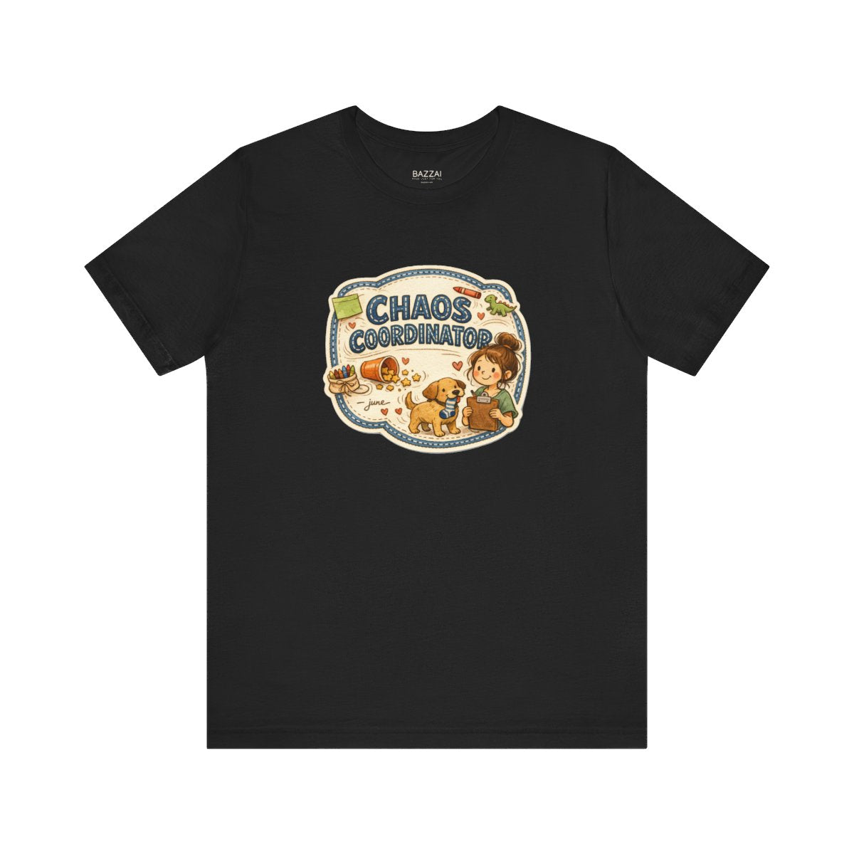 Funny Mom T-Shirt — Chaos Coordinator — mom chaos t-shirt design by June