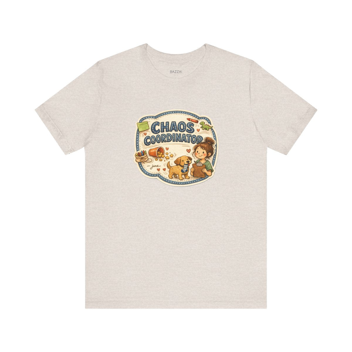 Funny Mom T-Shirt — Chaos Coordinator — mom chaos t-shirt design by June