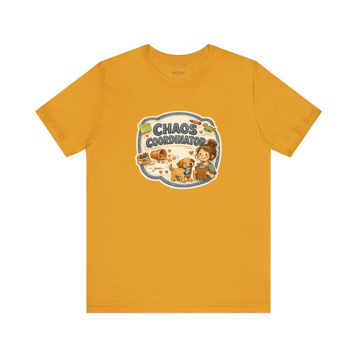 Funny Mom T-Shirt — Chaos Coordinator — mom chaos t-shirt design by June