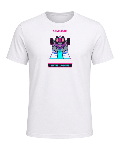 Gym Rat Night Owl — White
