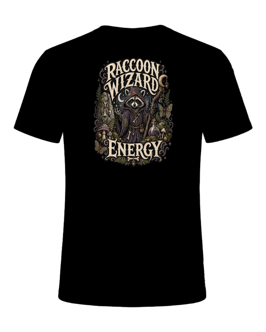 RACCOON WIZARD ENERGY — Black