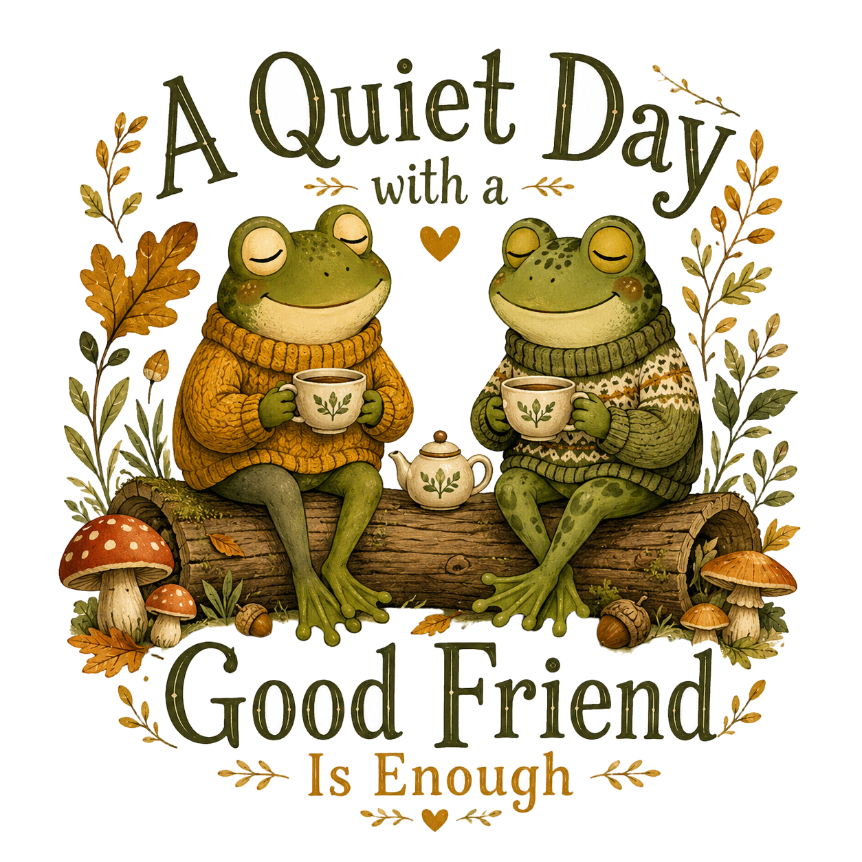 Cozy Frog Friends